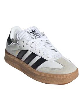 NWT Adidas Originals Samba XLG J White Black Gum Youth Size 7/Women's 8 (24.6CM)
